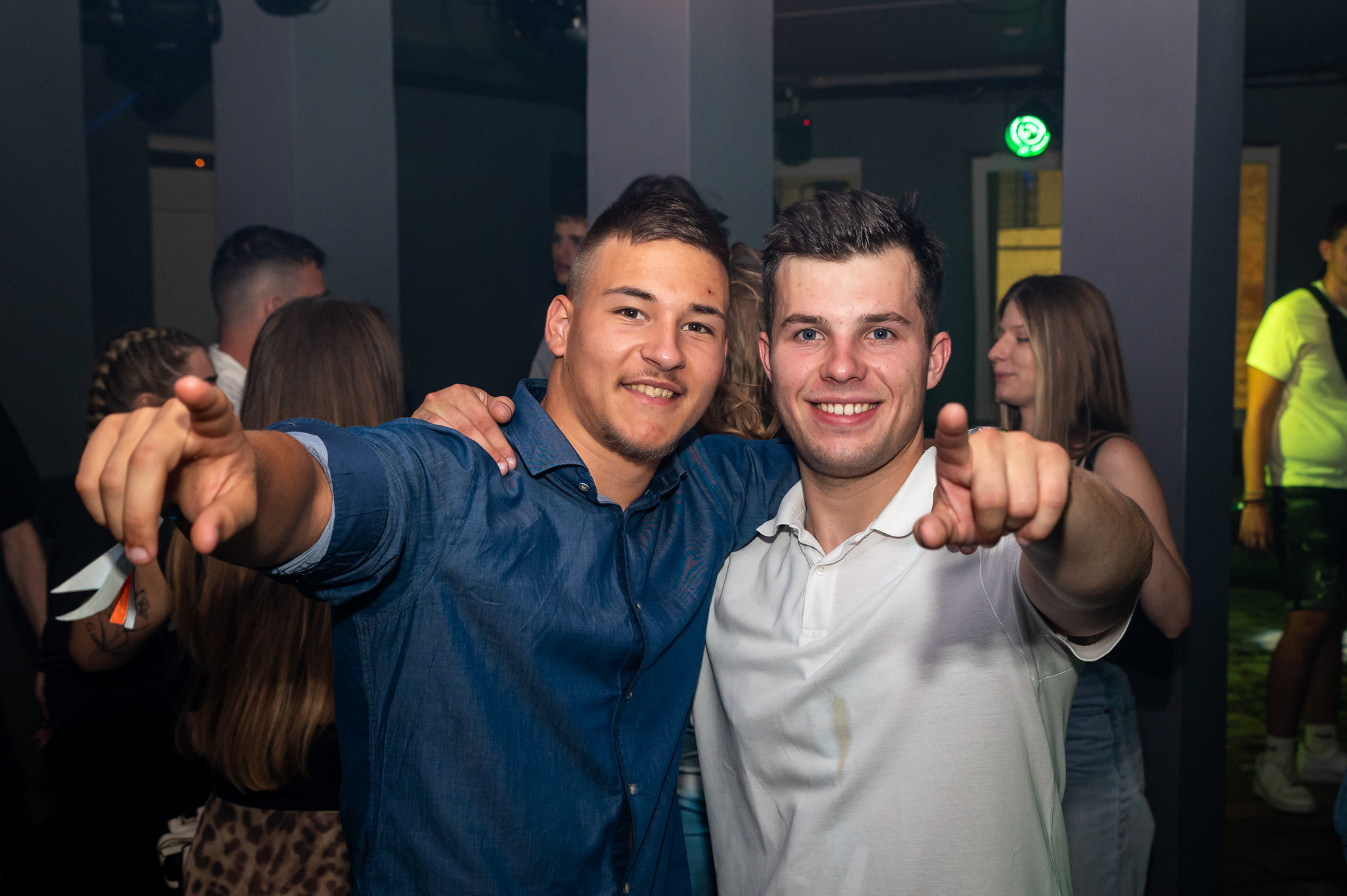 At night, entertainment took centre stage at the Bridge Student and Faculty Club. (Photos: András Adorján)